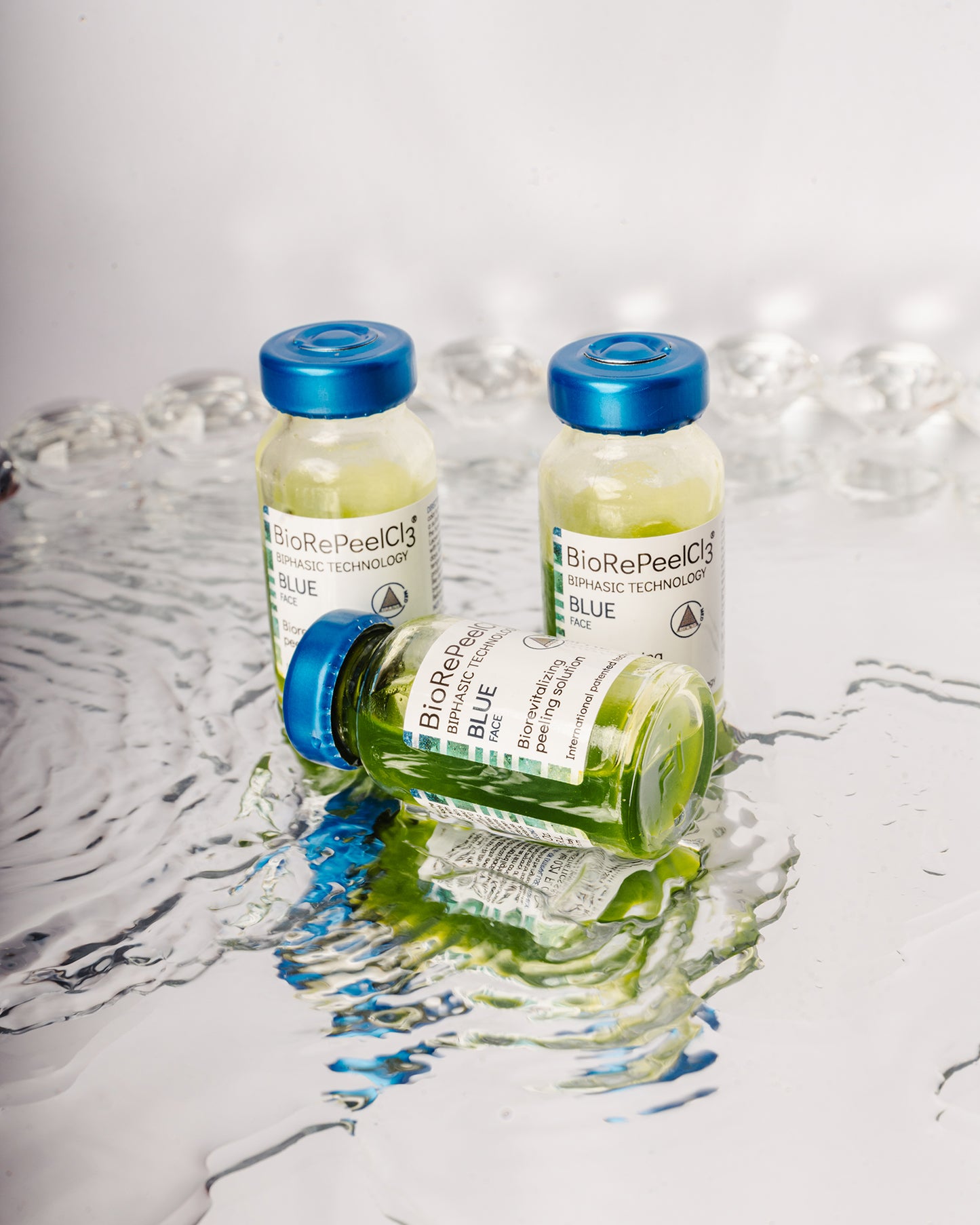 BioRePeelCl3 BLUE, Package of 4 Chemical Peels